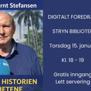 Mann med venezuelansk flagg i bakgrunnen