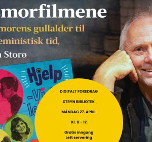 Plakat. Mann med fargerike plakatar
