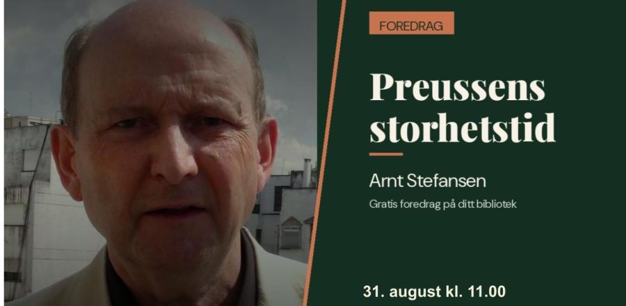 Plakat med mann og grøn bakgrunn