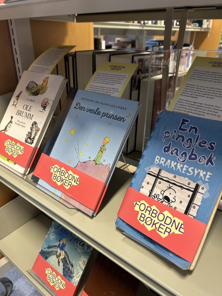 Bilde av forbodne bøker
